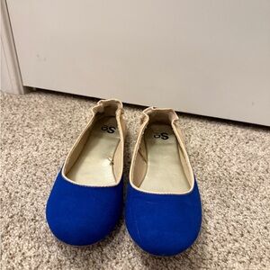 Kids Blue Ballet Flats